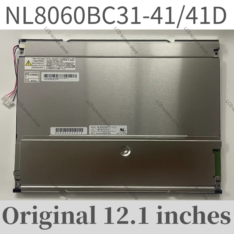 

New Original 12.1” NL8060BC31-41D LCD Panel