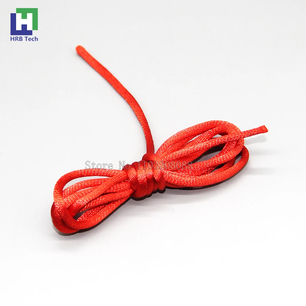 Cuerda roja de 20M para piezas de máquinas de juego de grúa, cuerda de garra de 2,5mm/3.0mm de diámetro