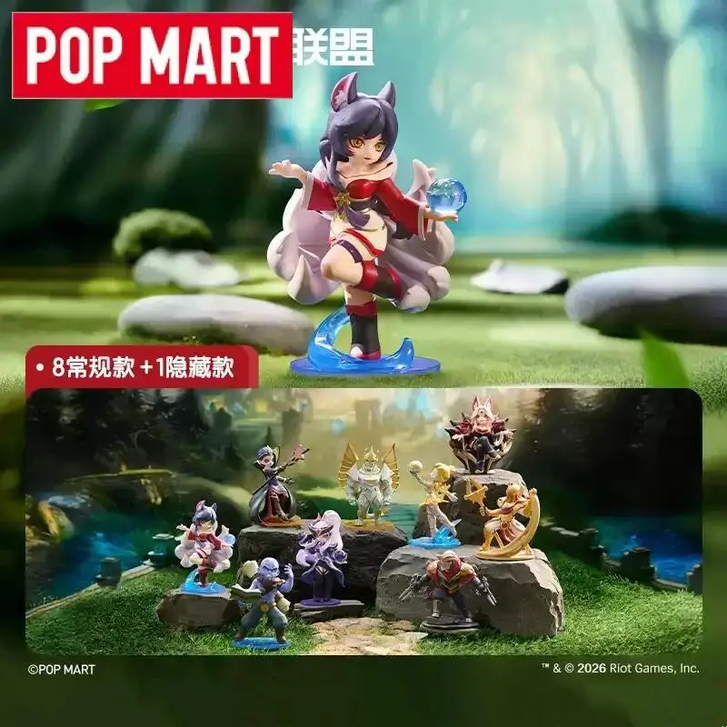 

POPMART LEAGUE OF LEGENDS Серия MIDLANE ICONS: Настольные декорации, игрушки-сюрпризы, аниме-фигурки, милые модели, коллекционные коробки-сюрпризы