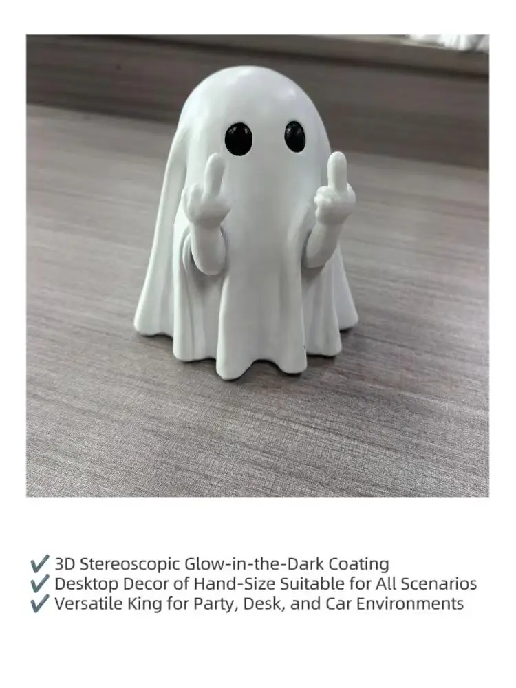 

New Resin Ghost Statue, Home decor Party Scene Desktop Decoration Gift Small Statues for Friends decorative figurines
