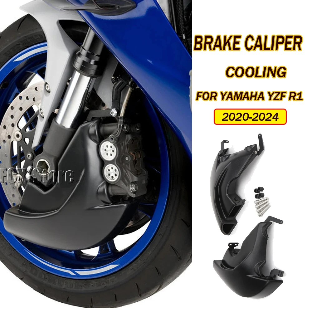 Motorcycle Accessories Brake System Air Cooling Ducts Black Kit New For YAMAHA YZF-R1 YZF R1 Yzf r1 2020 2021 2022 2023 2024