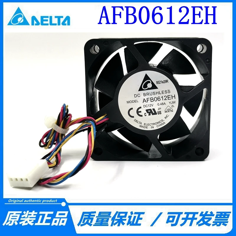 Đồng Bằng Điện Tử AFB0612EH YJW DC 12V 0.48A 60X60X25Mm 4-Dây Máy Chủ Quạt Làm Mát