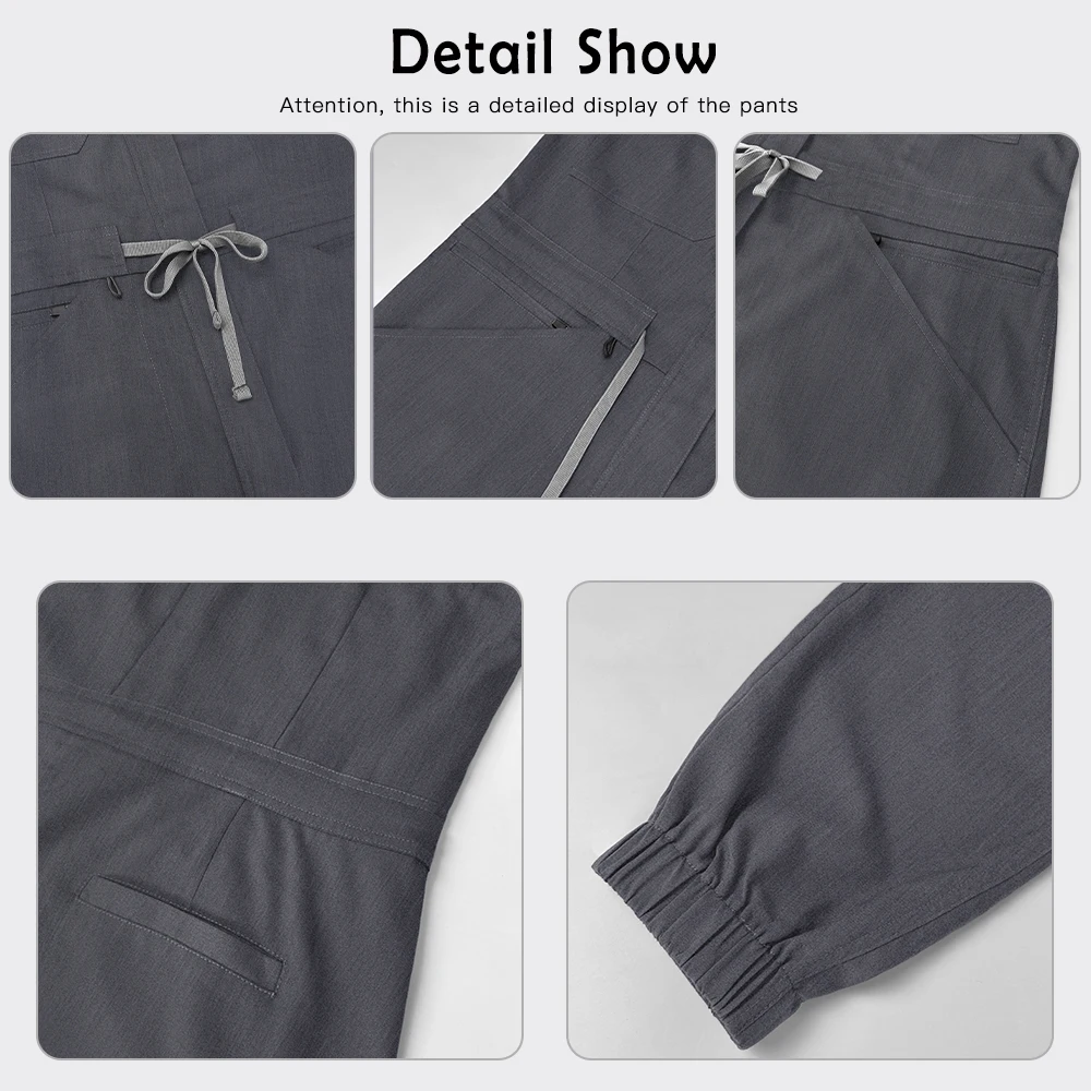 Ziekenhuisverpleegstersuniform Arts Tandarts Overalls Joggerbroeken Jumpsuits Beauty Spa Verplegingskleding Medische werkkleding Klinische slijtage