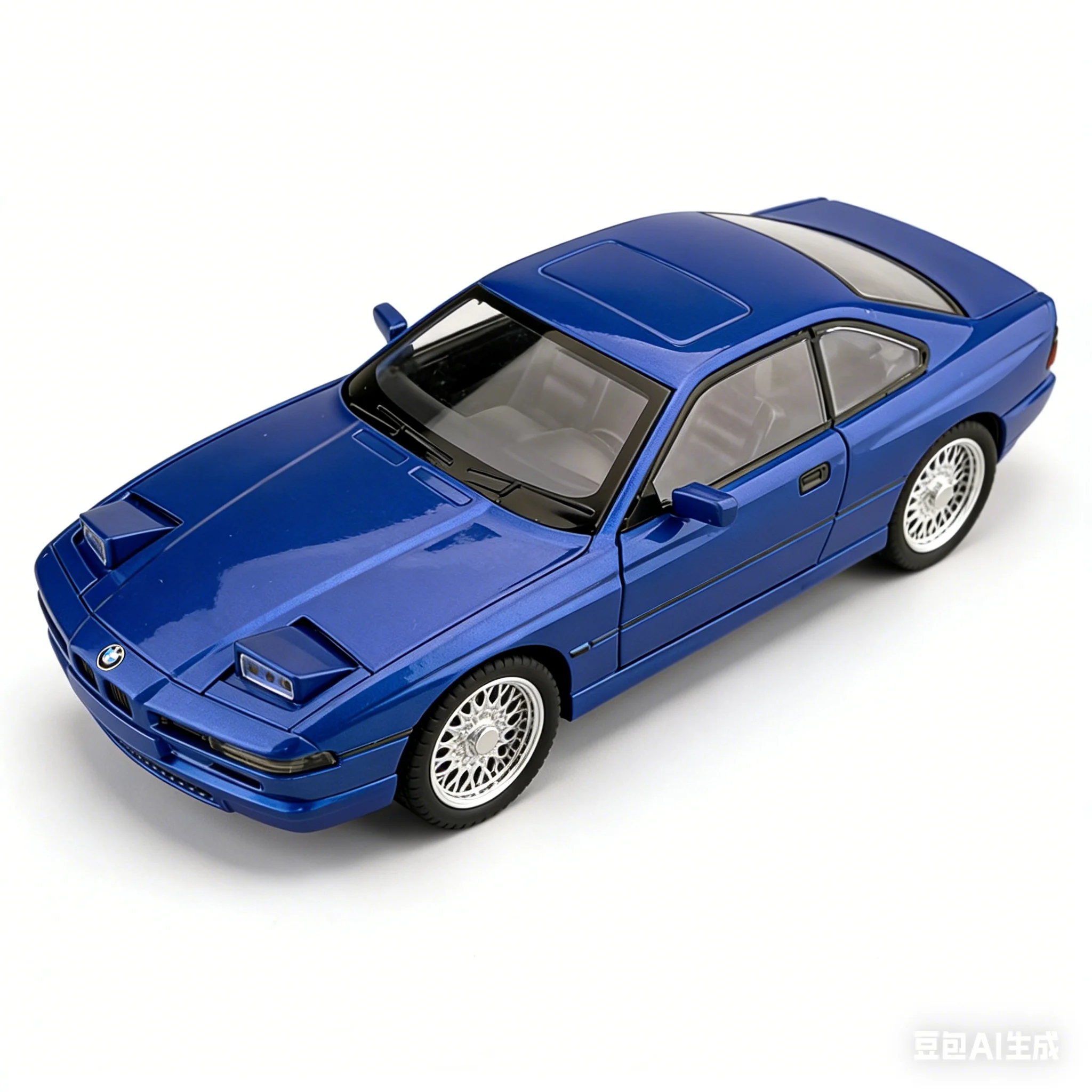 

Модель автомобиля BMW 850CSI из сплава металла в масштабе 1:24 с функцией отката назад, световыми и звуковыми эффектами – подарок для мальчика