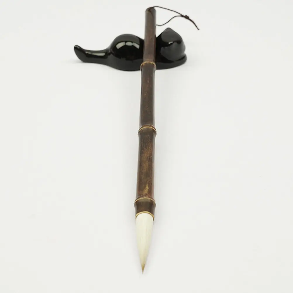

Calligraphy Brush Pen Smooth Comfortable Hold Hanging Rope Chinese Calligraphy Brush for Students Beginners Artists Painting