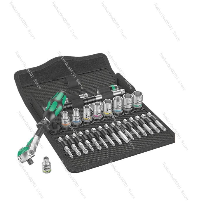 Universal ratchet wrench set 8100 imported quick wrench 8000 medium and small fly screw sleeve set