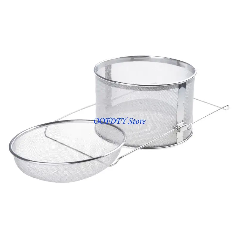 

367A Stainless Steel Beekeeping Tool Double Filter Honeys Purification Durable Construction