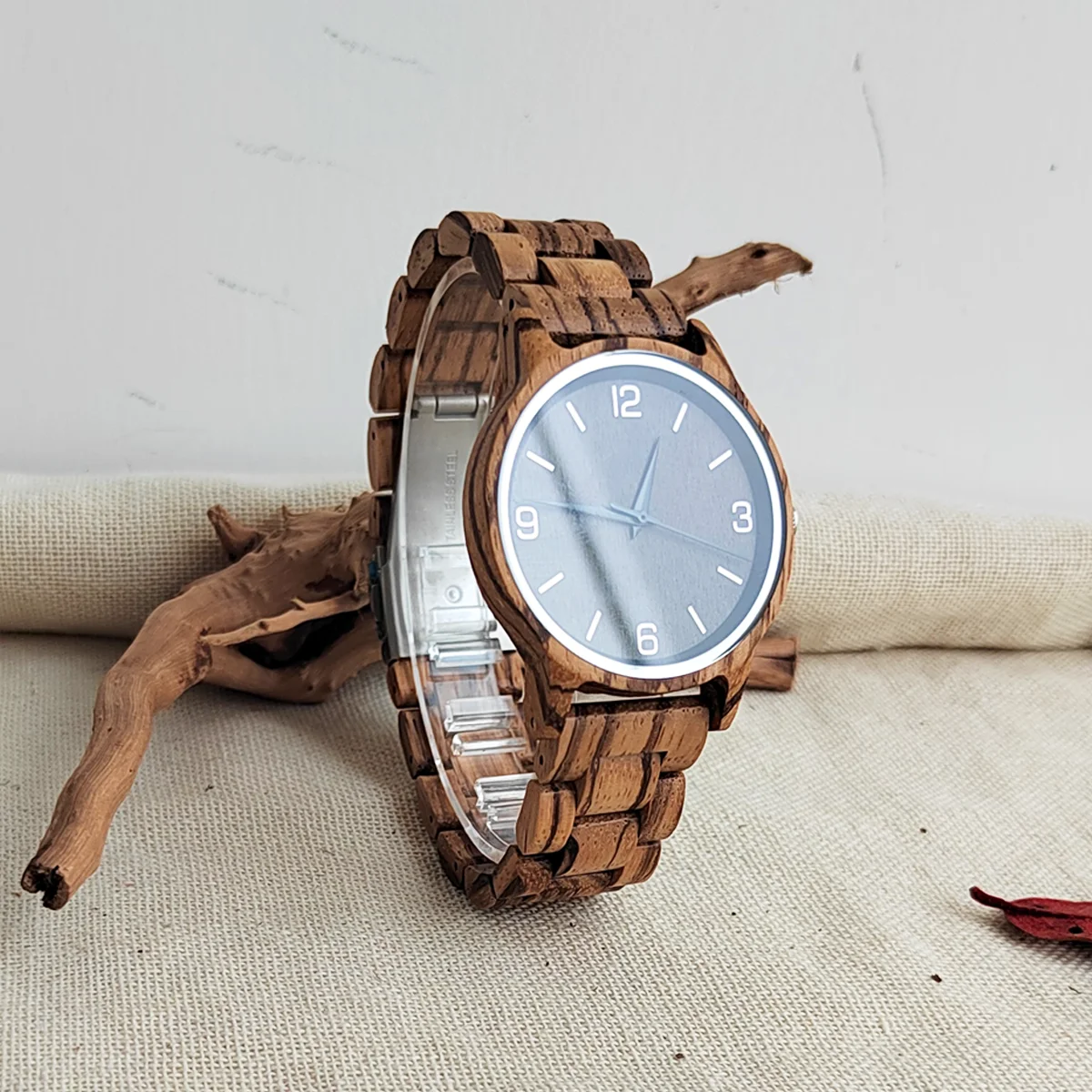 

Wrist Watch Men Wood Personalised Watch For Men Luxury Timepieces Chronograph Wood Quartz Watches Box for Him Gifts Dropshipping