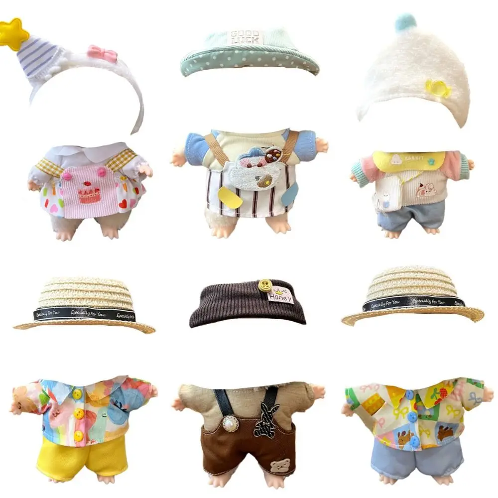 

Multiple Styles Multi Color Doll Clothes Handmade DIY for Labubu Skirt Suit Replacement Doll Clothing Sets Dollhouse