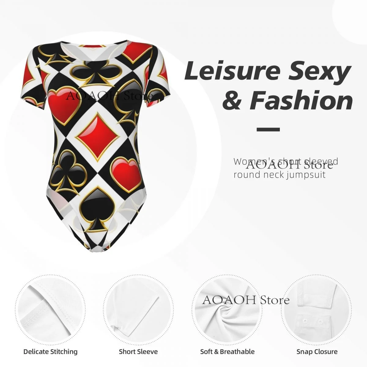 ผู้หญิง Slim Bottoming Jumpsuit หญิงสั้นโป๊กเกอร์ Jumpsuit Bodysiut เสื้อผ้าเซ็กซี่