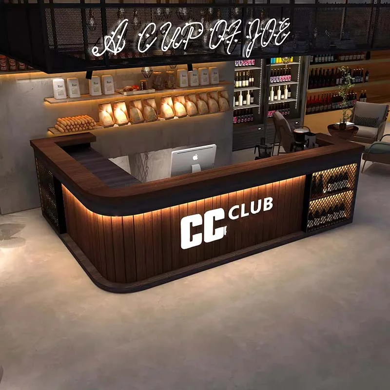 Luxury Office Bar Reception Desks Corner Coffe Industrial Modern Reception Desks 200X60 Welcome Mostradores Recepcion Furniture
