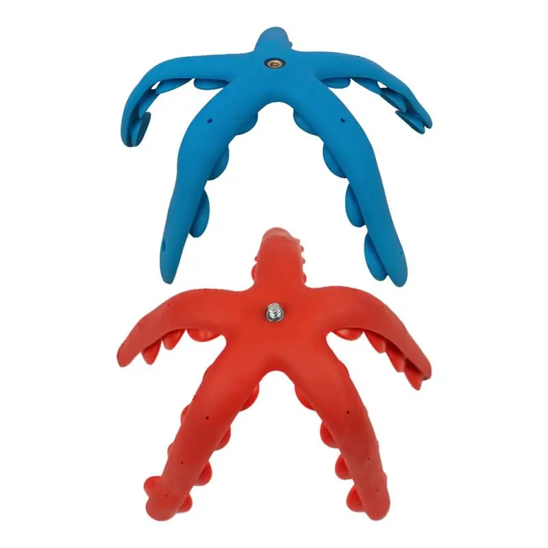 Suction Cup Phone Mount Tentacle Phone Holder 5 Tentacles Suction Holder Bendable Rubber Octopus Stand