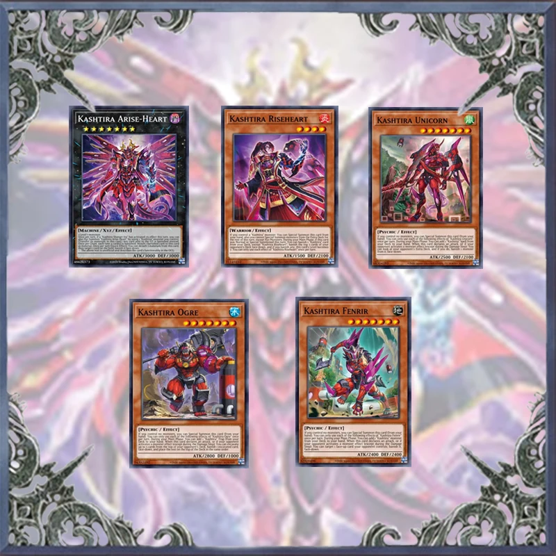 70 Stuks Kashtira Yugioh Kaarten Kaart Dek Diy Kaart Niet Origineel Master Duel In Voorraad