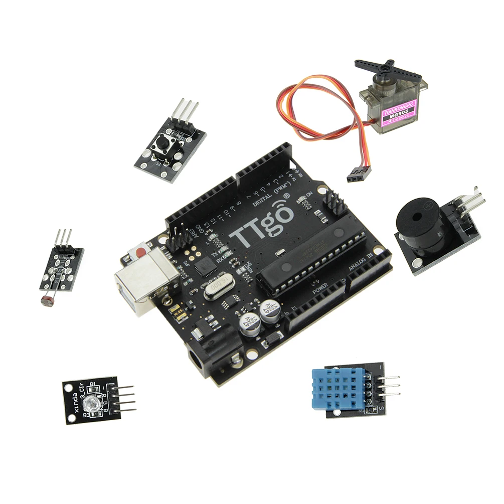 

Entry-Level UNO Kit with WiFi Bluetooth Module Microcontroller Board for Educational Use