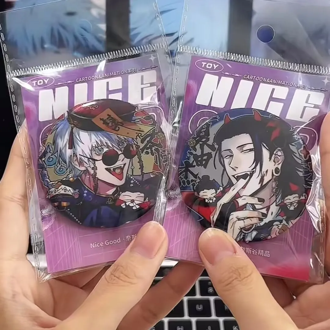 『呪術廻戦』ハロウィンシリーズ ファンメイドグッズ「五条悟・夏樹夏樹」反射アニメダブルフラッシュバッジ Gu Zi