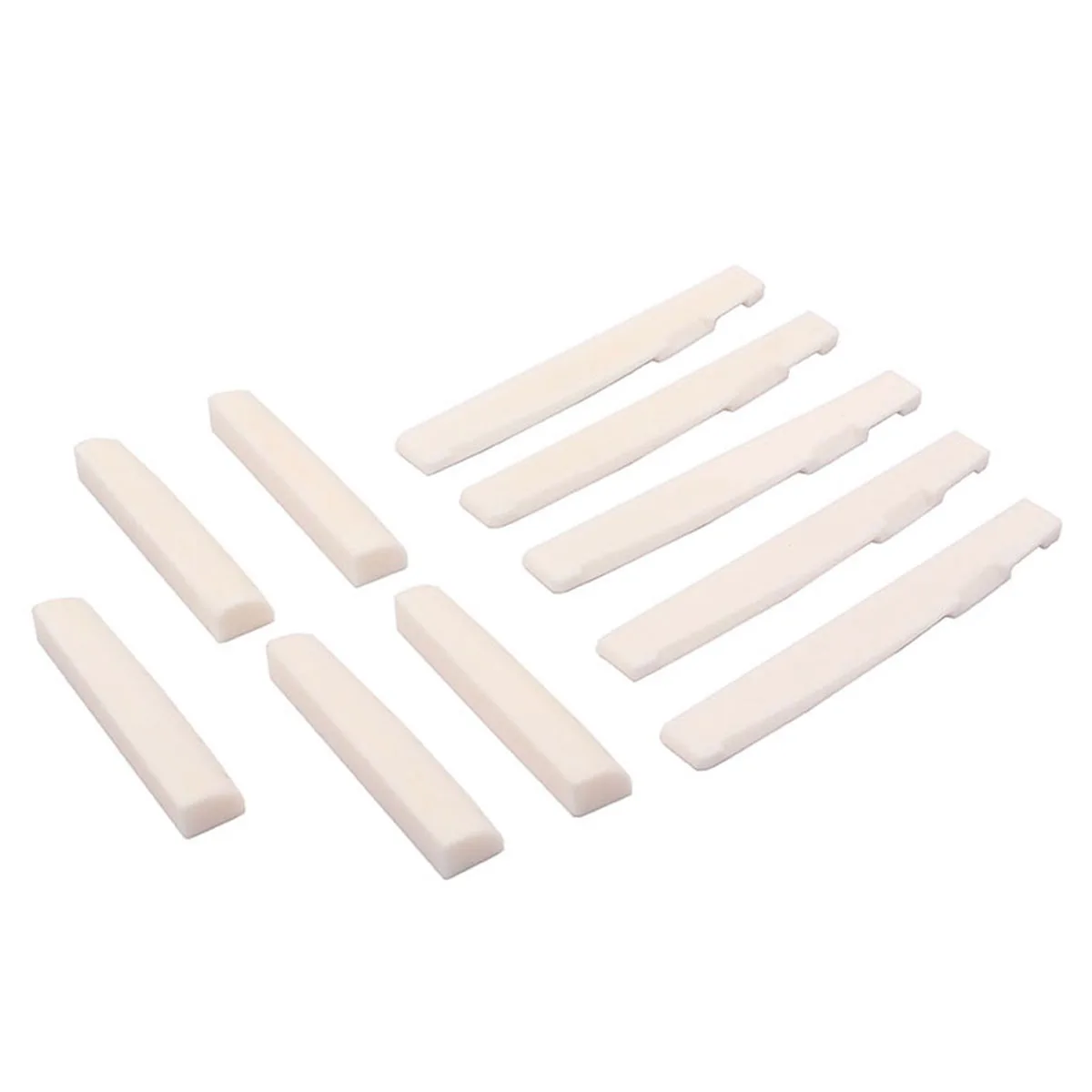 

1 Pcs Acoustic Guitar Bone Bridge Nut Saddle Replacement Parts for Instrument Accessories