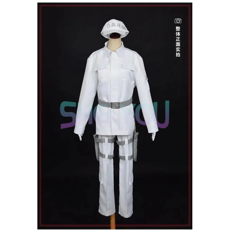 الخلايا في العمل زي محايد قبعة الدعائم أنيمي Hataraku Saibou ملابس خلايا الدم البيضاء قبعة تأثيري حلي Accessoriesx؛ 8'm6