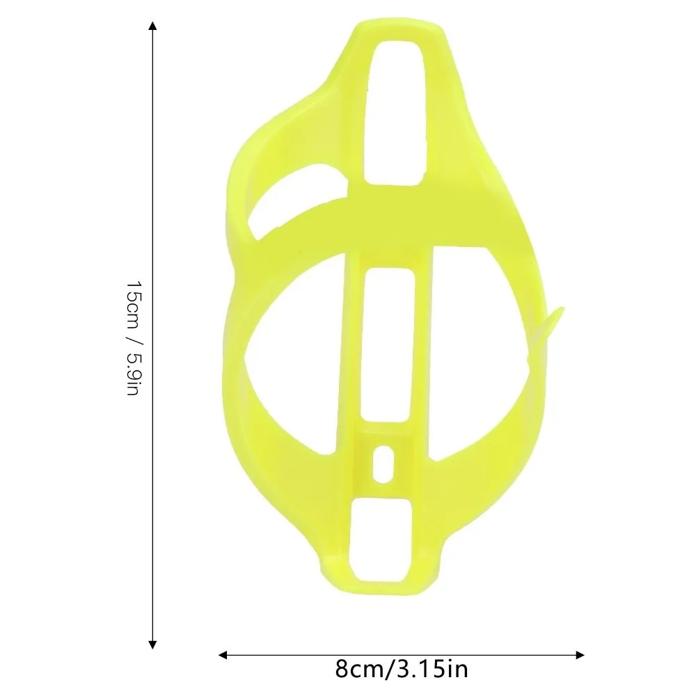 2PCS TPR Bike Water Bottle Holder Elastic Sturdy Lightweight Water Bottle Holder Side-Load Adjustable Bike Water Bottle Cup Rack