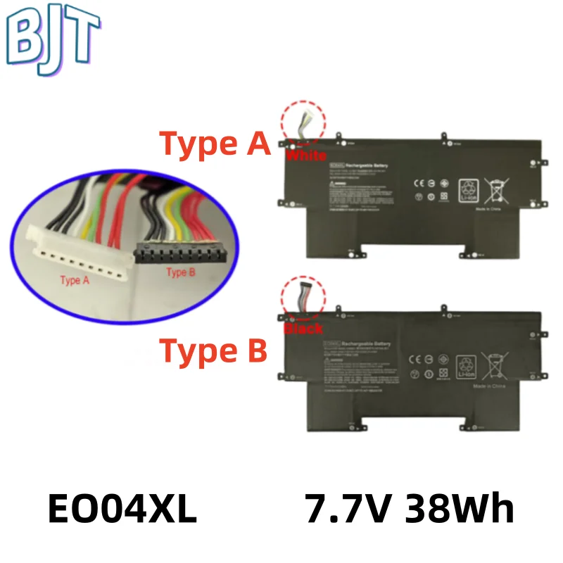 

4Cell 7.7V 38Wh E004XL EO04XL Laptop Battery For HP EliteBook Folio G1 827927-1B1 827927-1C1 828226-005 HSTNN-I73C HSTNN-IB71