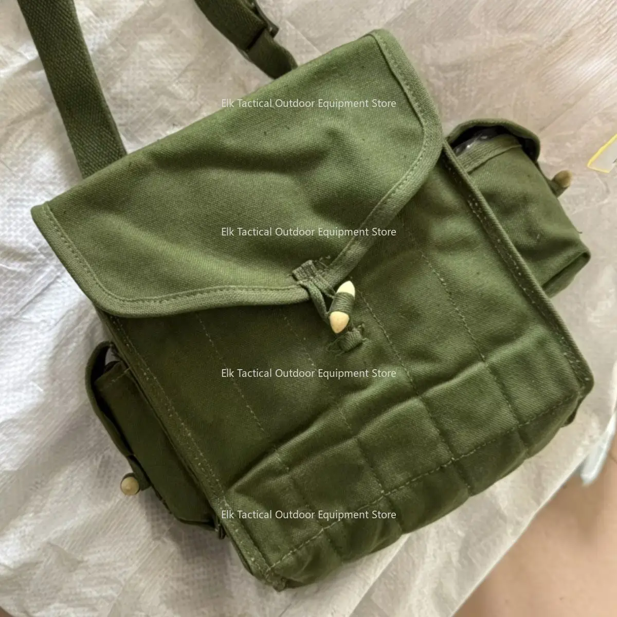 56 Type 5 Pochette de rangement inclinée en toile pour magazines, emballée en boîte