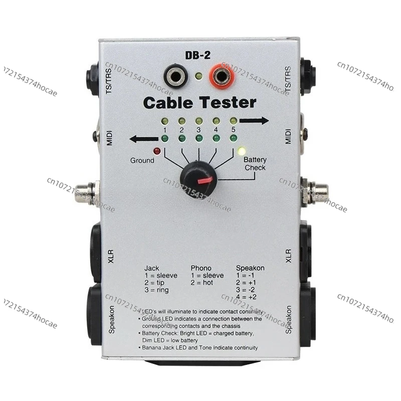 Audio cable DB-2 line tester, audio engineering multi-function signal