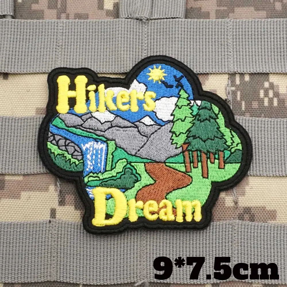 AA16-1 hikers dream EMBROIDERY PATCH