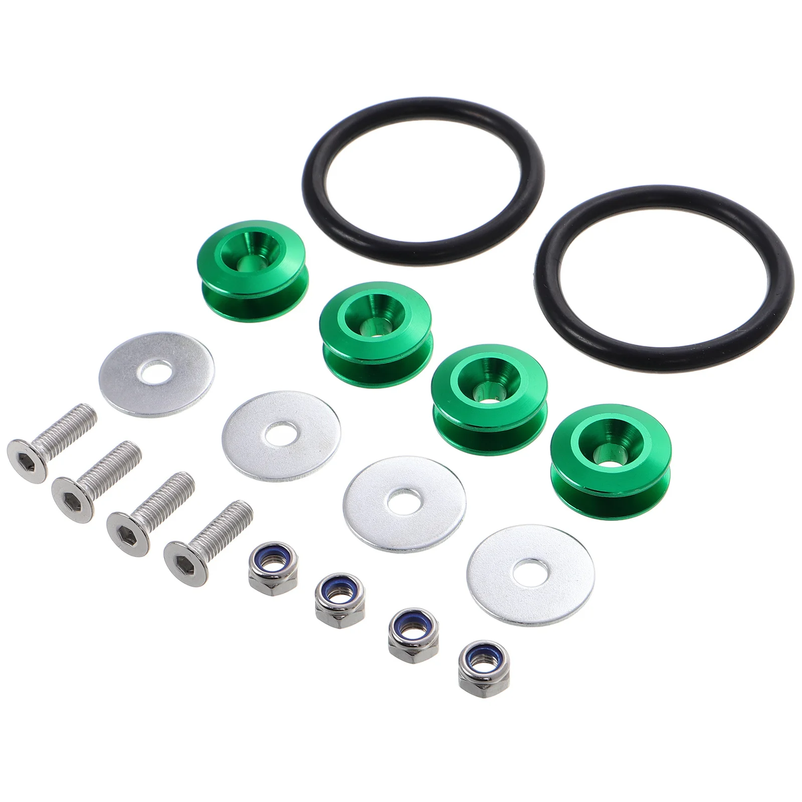 

Quick Release Bumper Fasteners Black Aluminum Clips For Car Front Rear Bumper Holders Durable Retainer Clips Vehicle