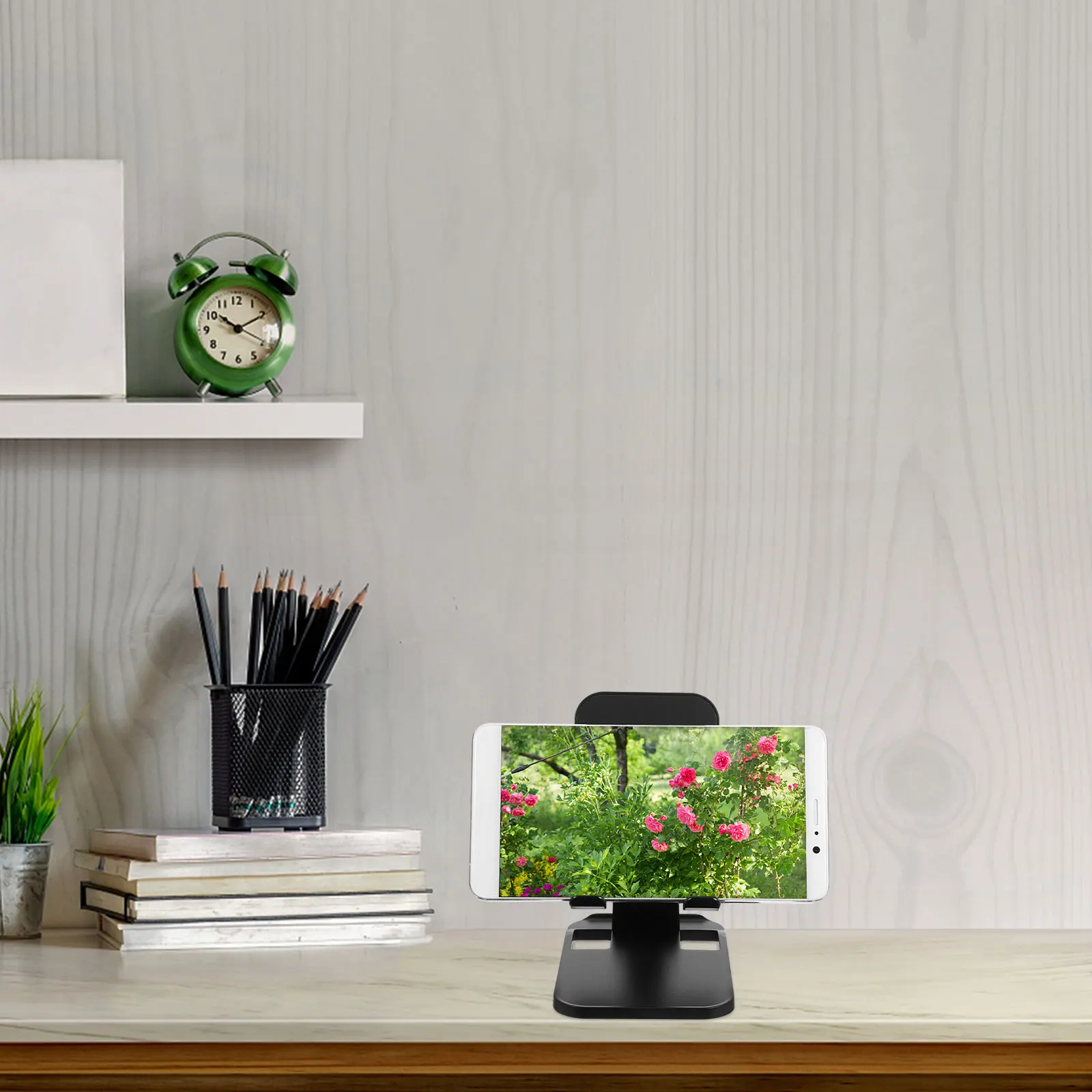 

1 pc Folding Cellphone Stand Portable Multi-Angle Tablet Holder For Phone Up To 12.9 Inch Sturdy Adjustable Stand Mobile