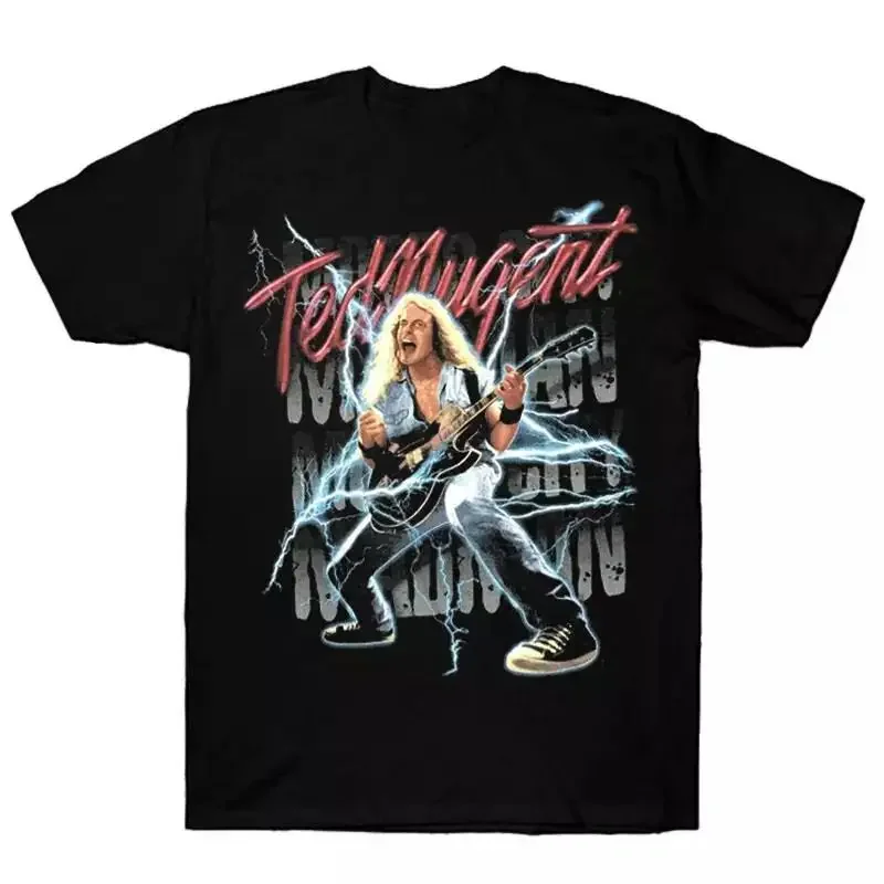 Ted Nugent Tour 1999 T Shirt Cotton Black Men Size S To 5Xl Webp