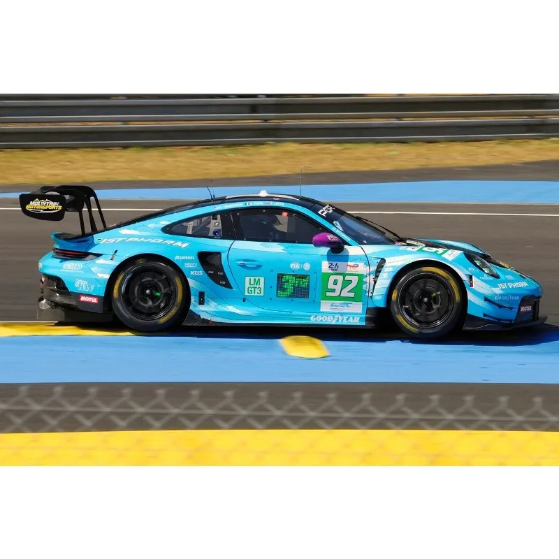 

Pre-sale Trends Hobby 1:64 Porsche 911 GT3 R 2025 LeMans 24H LMGT3 Winner #92 Manthey 1st Phorm Alloy Die Cast Car Model