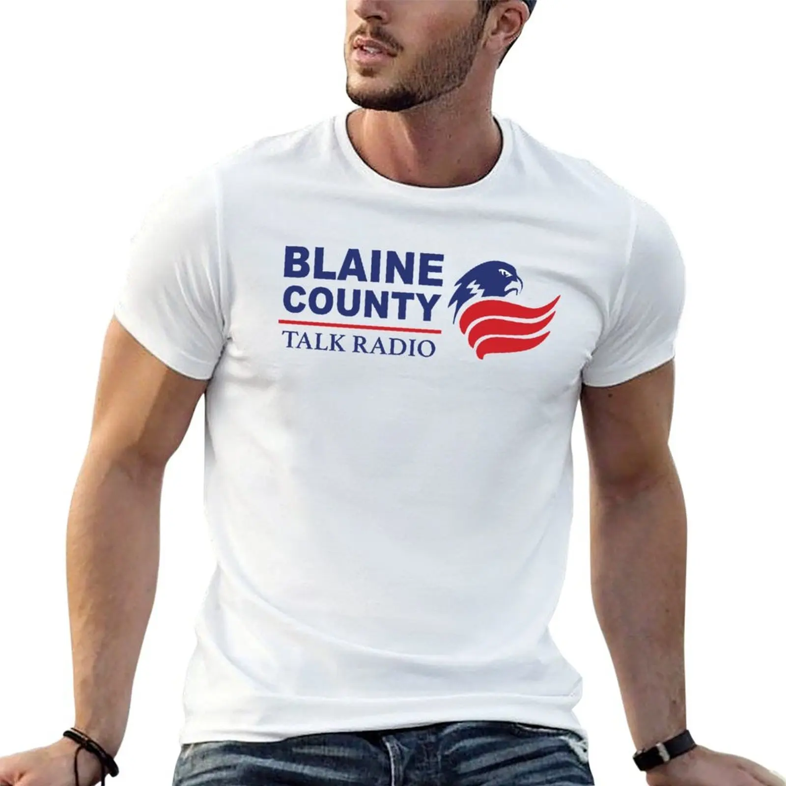 

Blaine County Talk Radio T-Shirt man t shirt luxury t shirts for man graphic vintage cotton t shirts high quality T-shirt
