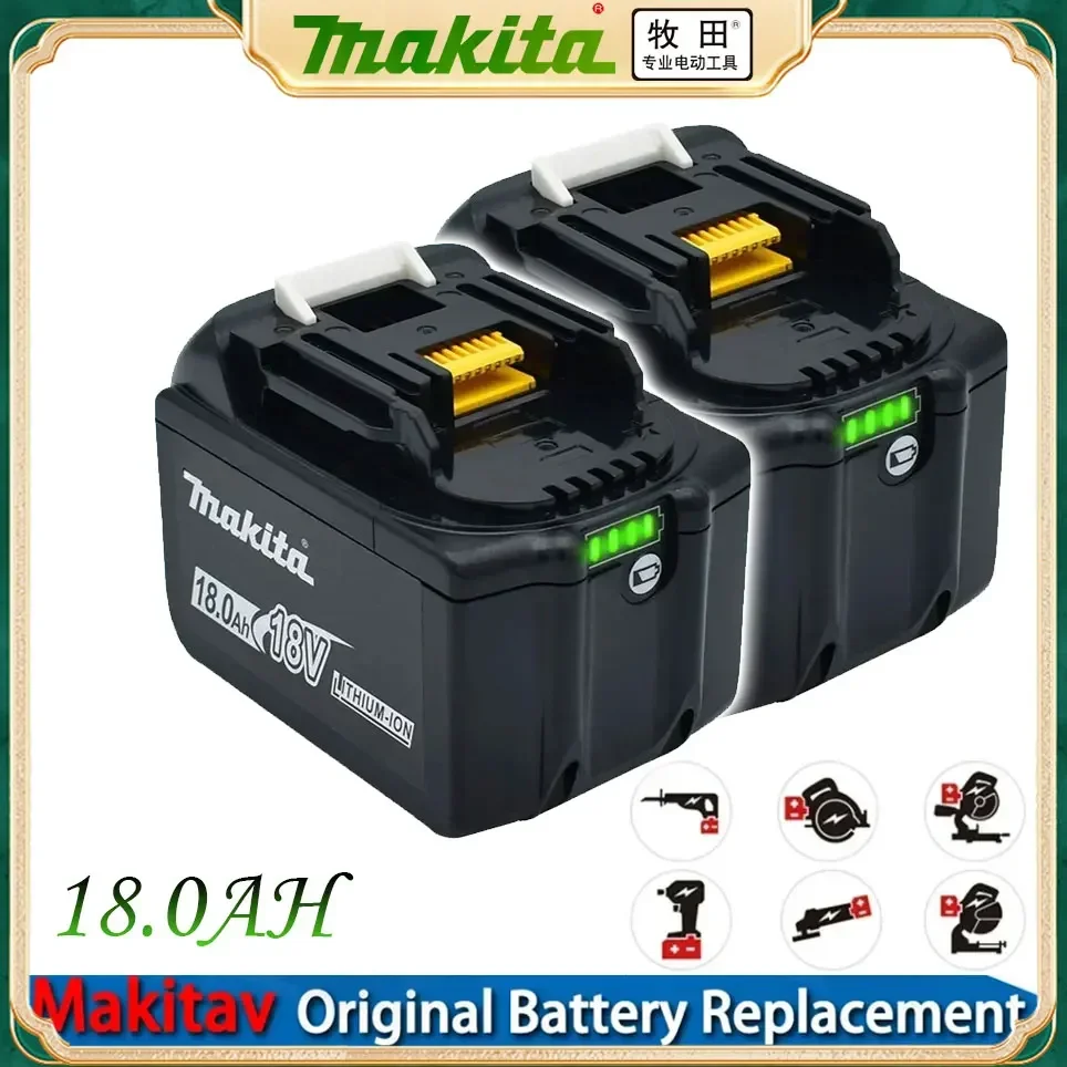 

100% BL1860 Rechargeable Battery 18V 8000mAh Lithium ion for Makita 18v Battery BL1840 BL1850 BL1830 BL1860B LXT 400