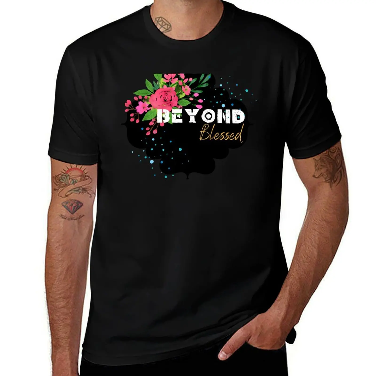 

Beyond Blessed T-Shirt t shirts for man graphic vintage cotton tshirt 100% T-Shirt