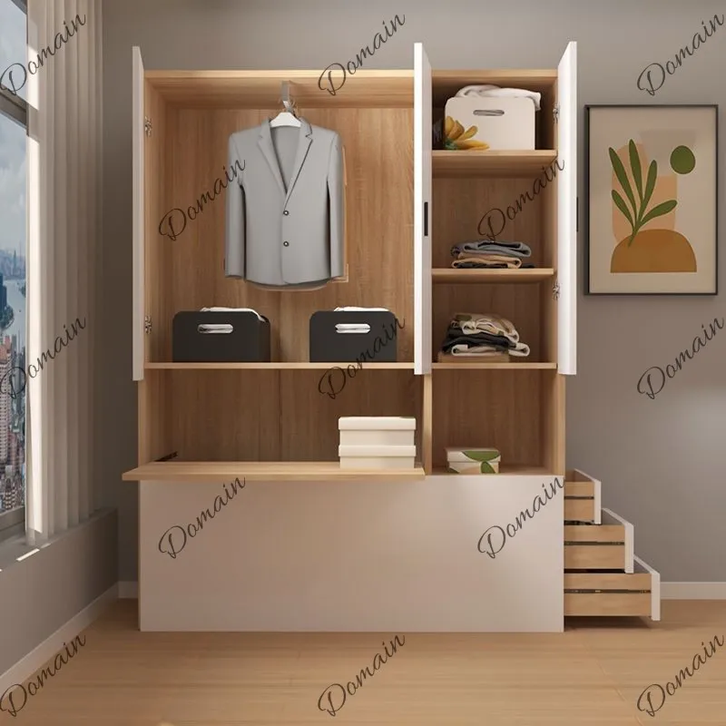 Small room tatami bed end crevice wardrobe children cm deep bedside storage cabinet solid wood storage cabinet fixed furniture