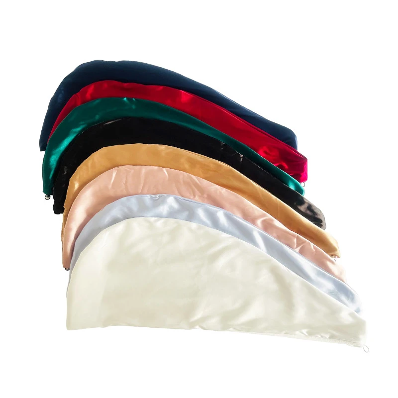 2025 جديد الفرنسية الراقية سميكة طبقة مزدوجة قبعة الشعر النساء سريعة الجافة سوبر ماصة حمام رئيس التفاف #6