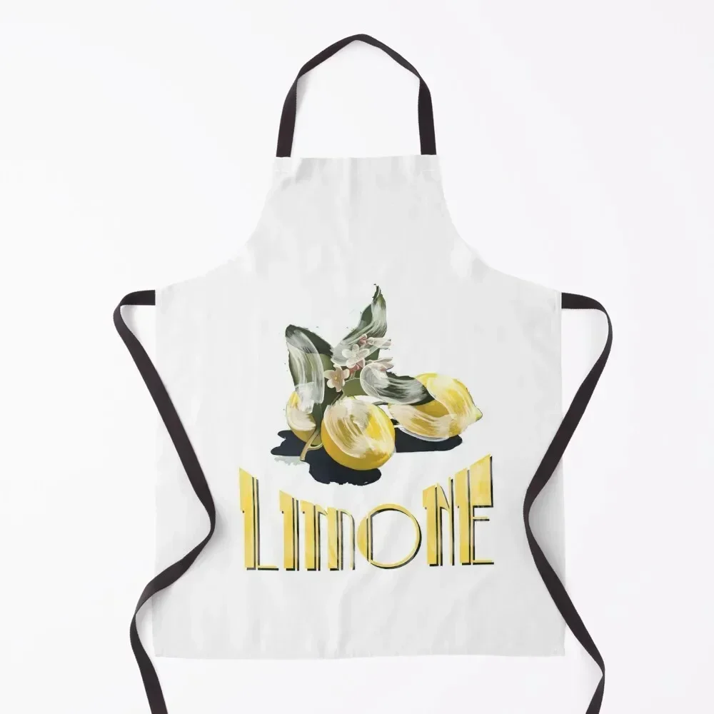 

Limone vintage illustration lemons Apron Waterproof Professional Barber Men'ss Household Items Kitchen Apron