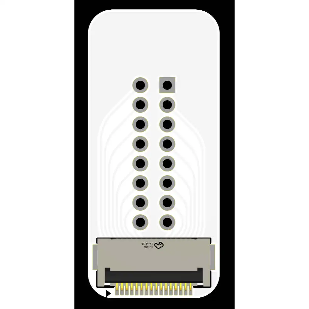 Przewodowa płytka hotswap kompatybilna z zestawem klawiatury Neo Ergo z obsługą VIA