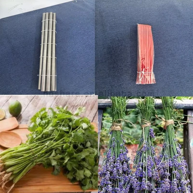 الصناعية المحمولة التلقائي أسلاك الفولاذ الخضار زهرة ملزمة آلة ربط الحبل #3