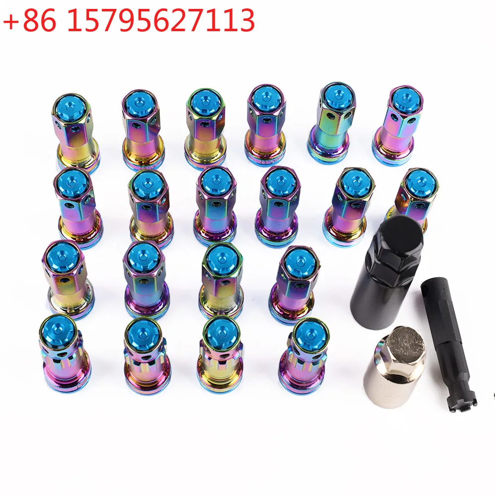 Automotive modification, forged steel wheel screws R40 type 44mm tire theft nut universal tire nut