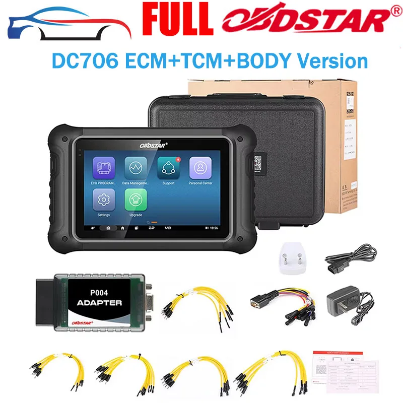 2024 New-OBDSTAR DC706 ECU Tool Full Version dc706 ful for ECM /TCM/ BODY/Clone by OBD or BENCH for Car and Motorcycle Plus P003