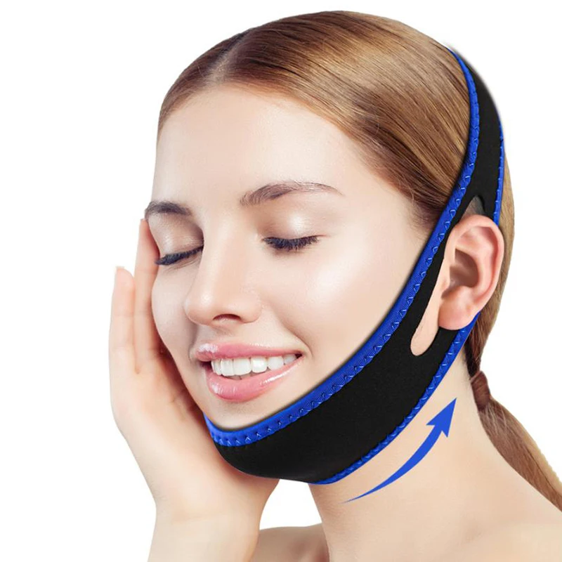 Anti Snoring Belt Triangular Chin Strap Mouth Guard Gifts for Women Men Better Breath Health Snore Stopper Bandage Sleep Aid