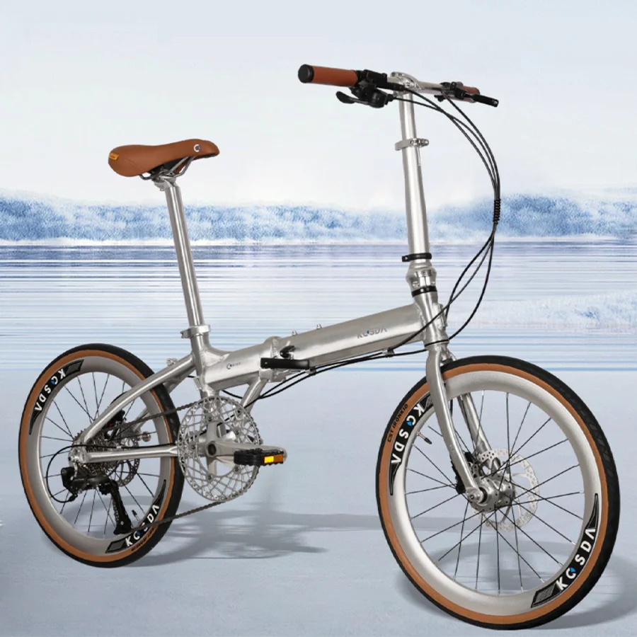 

Folding Mountain Variable Speed Bicycle Adult Men And Women 22 Inch Ultra Lightweight Portable For Teenagers Foldable Bicycle