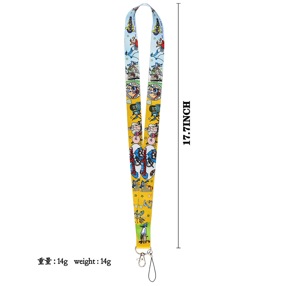 Funny Cartoon Animation Lanyards For Key Neck Strap Lanyards ID Badge Holder Keychain Key Holder Hang Rope Keyrings Accessories