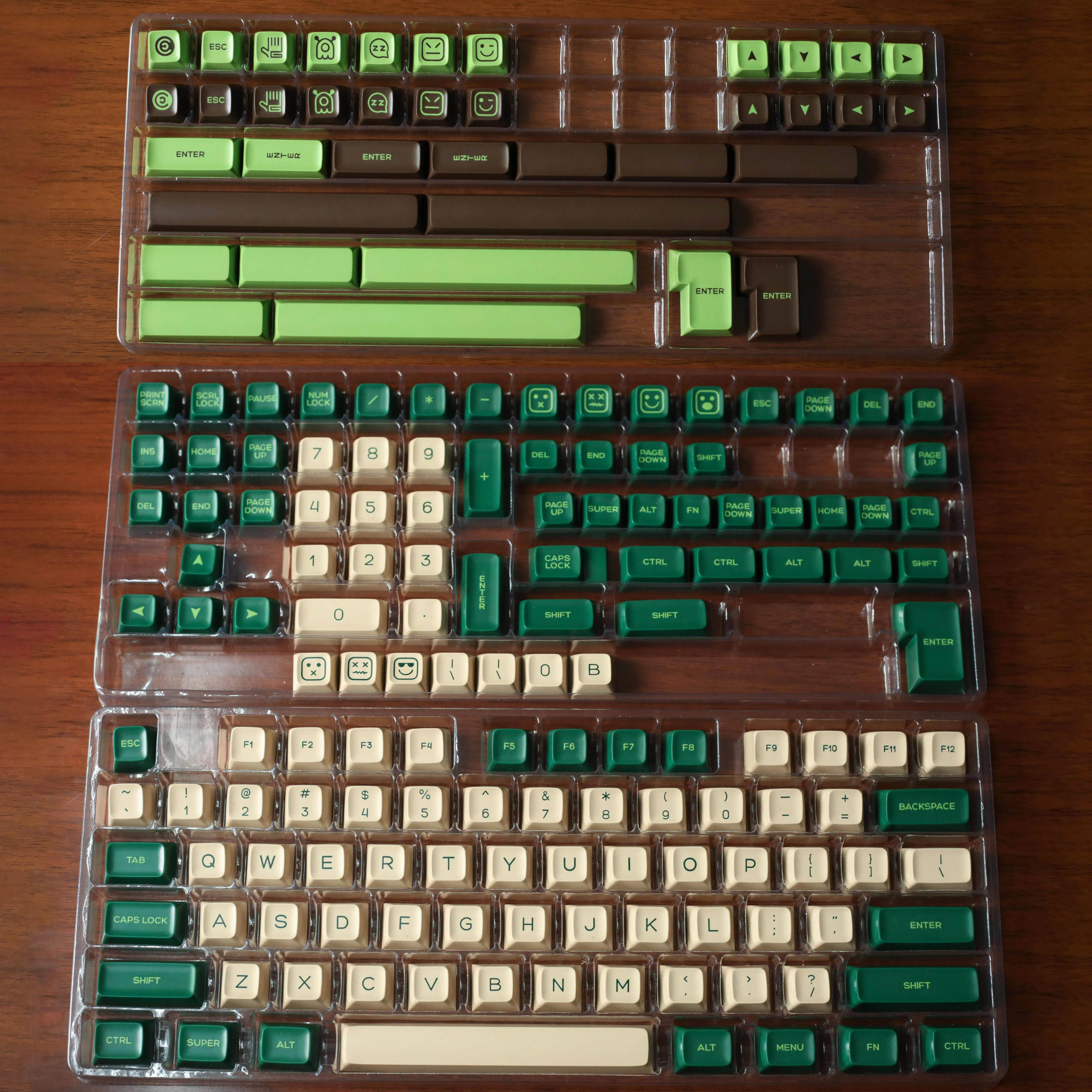 170 Keys Mixed Color Keycaps SA Profile Double Shot ABS Keyboard Keycaps for Cherry MX Switches Mechanical Gamer Keyboard