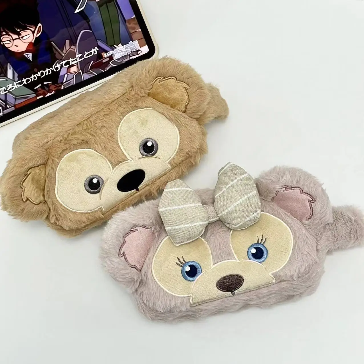 Lovely Bear Duffy ShellieMay Plush Bag Cute Pen Case Cosmetic Bag Cartoon Anime Plush Bag Girl Student