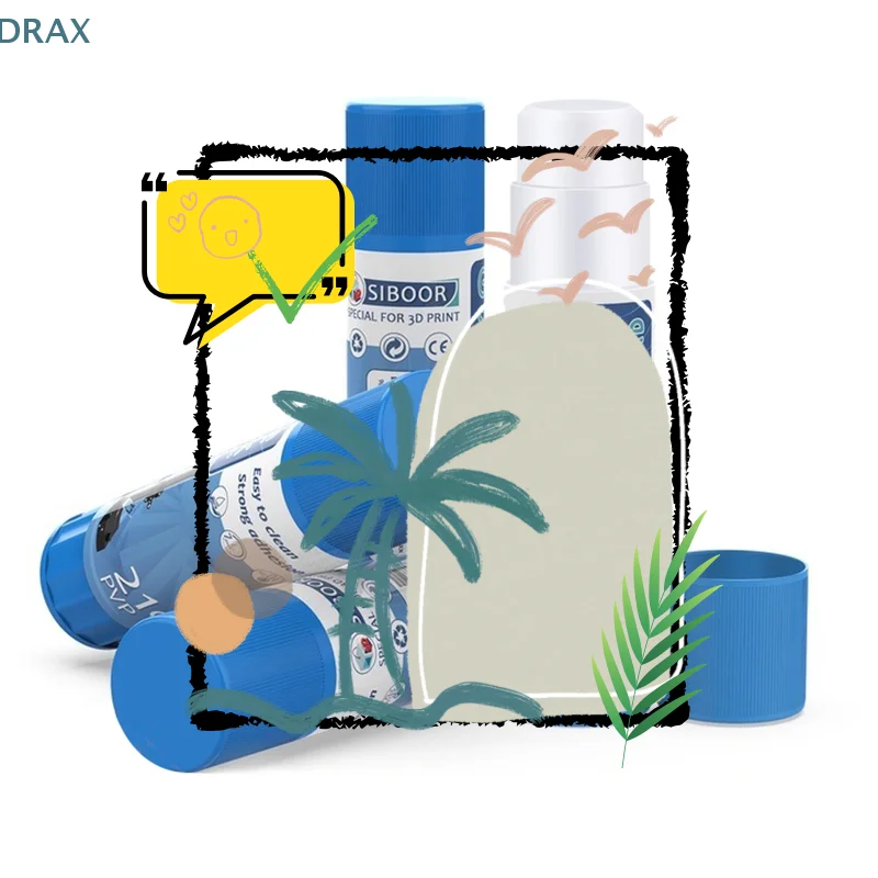 กาวแท่งสำหรับเครื่องพิมพ์ 3 มิติ กาว PVP สำหรับพื้นผิวเครื่องพิมพ์ 3 มิติแบบ Hot Bed กาวแข็งชนิดพิเศษสำหรับแท่นพิมพ์ 3 มิติ กาว PVA แบบแท่ง