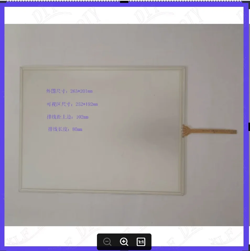 

ZhiYuSun compatible KDT-3560 New 10.4 Inch Touch Screen 263mm*201mm 263*201 Industrial application