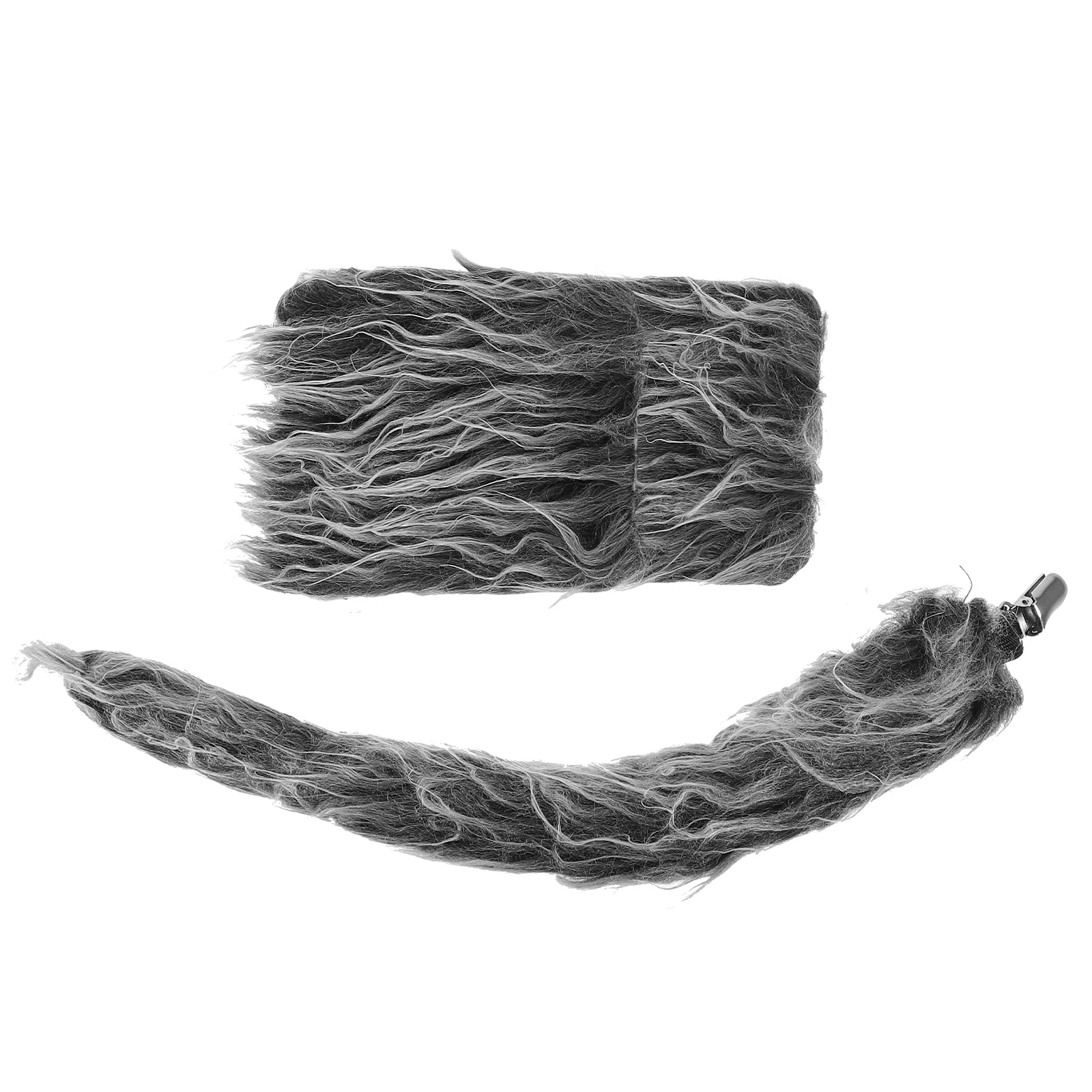 

Wolf Gloves Role Play Party Decorative Kit Festival Props Wolf Set Animal Party Cosplay Decor Furry
