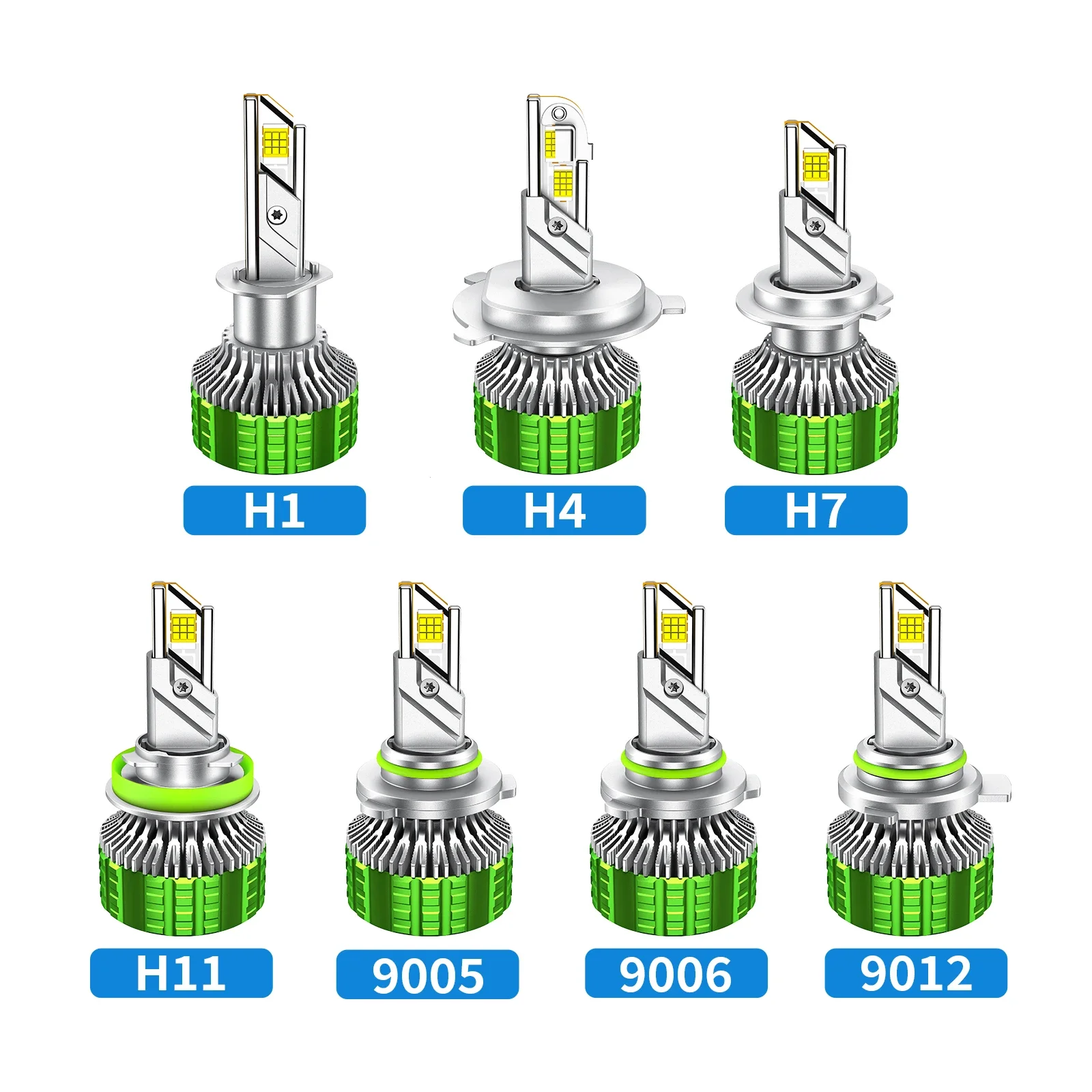 YBN LED Headlight Lamp H4 Car Bulbs  Canbus 2700W Super Power Lighthouse 6500K 12v 24v 36V H7 H1 H3 H11 H8 H9 9005 9006 HB3 HB4