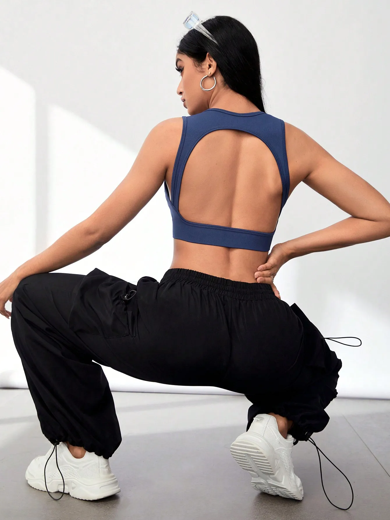 Women's Sports Bra Mira Open-Back